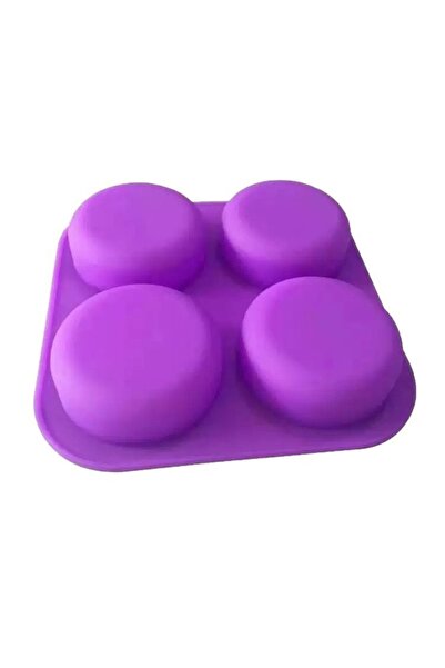 Choice1 قوالب صابون مستطيلة قابلة لإعادة الاستخدام بأربعة تجاويف صينية من الس...