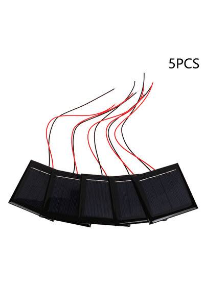 Choice Black Micro Solar Board Photovoltaic 5Pcs 2V120MA Solar Cells with Wir...