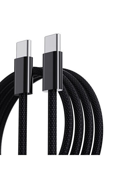 Choice 1 متر 1 قطعة أسود LAIHONEN 1 قطعة 60 واط كابل شحن فائق السرعة USB C مز...