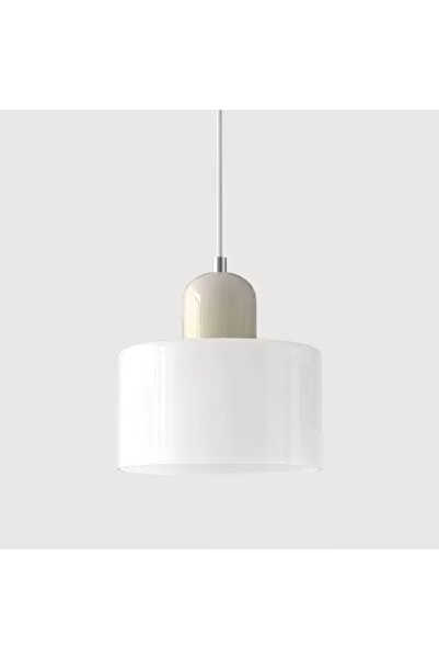 Choice ثريا صغيرة من الزجاج الملون باللون الأبيض الدافئ White4 لتزيين غرفة الطعام بجانب السرير، تركيبات إضاءة منزلية D