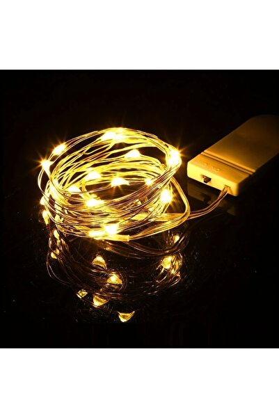 Choice سلسلة أضواء LED دافئة بطول 1 متر و10 مصابيح LED تعمل بالبطارية، مقاومة...