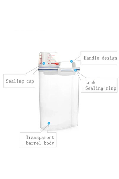 Choice 1pcs 1/2/3Pcs 2KG Transparent Sealed Insect-Proof Moistureproof Rice B...