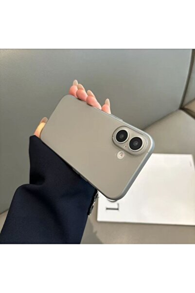 Choice جراب iPhone17 رمادي فاخر فائق النحافة غير لامع لهاتف iPhone 17 16 15 1...