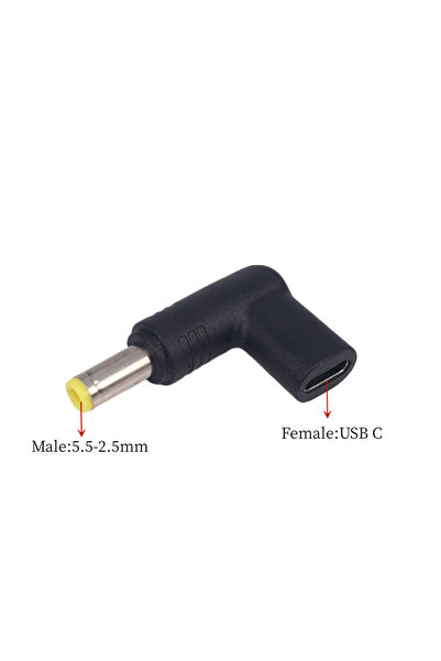 Choice 12V 5.5-2.5mm USB C PD to DC Power Connector Universal 5V 9V 12V 15V 1...