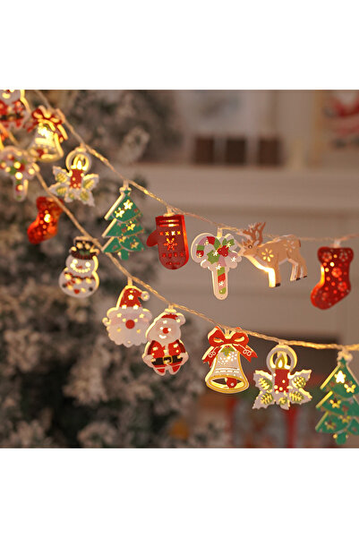 Choice سلسلة أضواء LED بطول 1.5 متر و10 مصابيح LED على شكل غزال عيد الميلاد و...