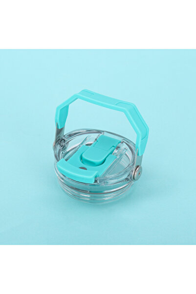 Choice غطاء شرب مزدوج للسيارة أزرق اللون سعة 30 أونصة، غطاء مقبض محمول مقاوم ...