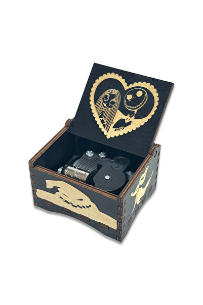 Choice 2 صندوق موسيقى خشبي، صندوق موسيقى ربيعي إبداعي، نقش بالليزر، توزيع هدا...