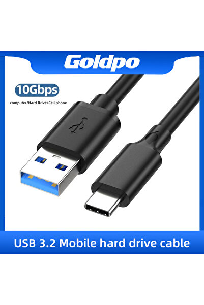 Choice 1m USB3.2 10Gbps Cable USB Type A to USB C 3.1/3.2 Gen2 Cable Data Transfer USB C SSD Hard Disk Cabl
