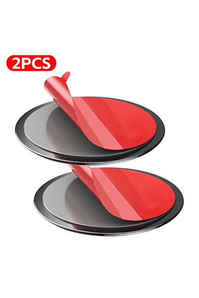 Vikefon 2 قطعة ملصق الهاتف المحمول للسيارة، قاعدة لاصقة لقاعدة قرص الهاتف الم...