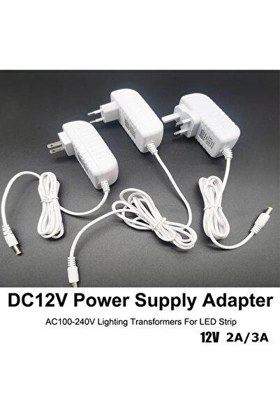 Choice محول طاقة 12 فولت 3 أمبير تيار مستمر 12 فولت 2 أمبير 3 أمبير بمقبس الا...