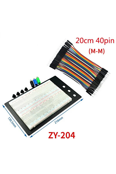 Choice14 مجموعة 13 لوحة توصيل MB102 ZY-204 400 نقطة ربط لوحة دوائر مطبوعة بدو...