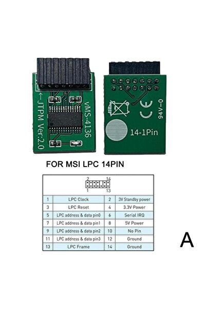 Choice A TPM 2.0 Encryption Security Module Remote Card Supports Multi Brand ...