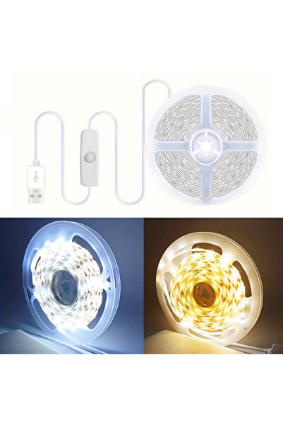 Choice شريط إضاءة LED بطول 1 متر مع مفتاح، 5 أمتار، 5 فولت، USB 2835، شريط إض...