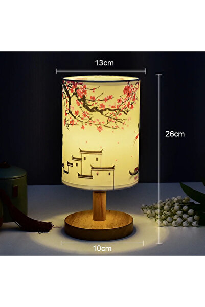 Choice Warm Light B USB Plug in LED Square Decoration Table Lamps Simple Chin...