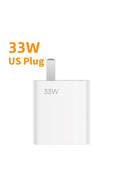 Choice Only US Plug 33W USB Fast Charger 6A Type-C Cable QC 3.0 Mobile Phone ...