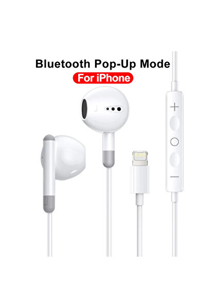 Vikefon لأجهزة iOS لأجهزة iPhone 14 سماعات أذن إضاءة 13 12 11 Pro Max XR XS X...