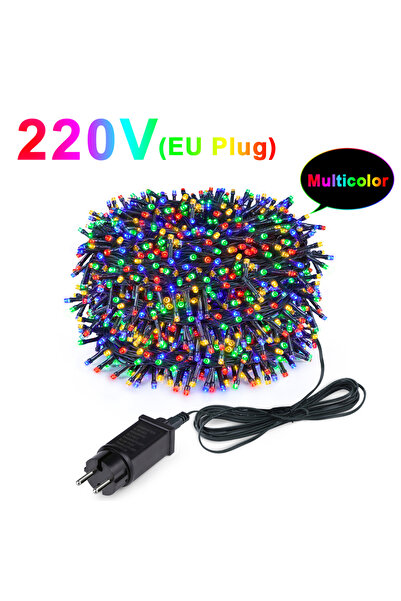 Choice سلسلة أضواء خرافية LED بطول 30 مترًا RGB ومقبس الاتحاد الأوروبي بطول 2...