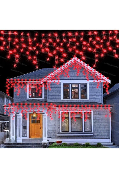 Choice ستائر عمودية خارجية من جالاند بمقبس أوروبي 220 فولت، مصباح خرافي للإضاءة، شلال مقاوم للماء، 8 مصابيح