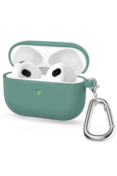 Choice لسماعات Airpods 4، غطاء سماعة أذن ناعم من السيليكون بلون إبرة الصنوبر ...