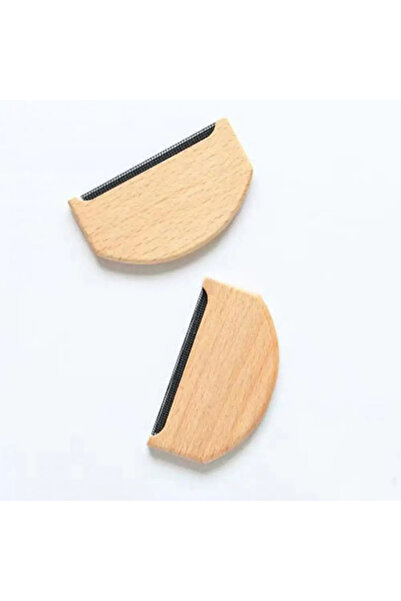 Choice 2 قطعة مشط خشبي لإزالة الوبر من الصوف والصوف والملابس والأقمشة والتنظيف