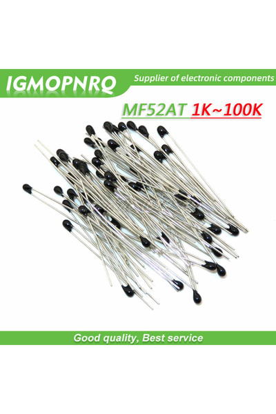 Choice6 10 كيلو 100 قطعة MF52AT MF52 B 3950 NTC الثرمستور المقاوم الحراري 5% ...