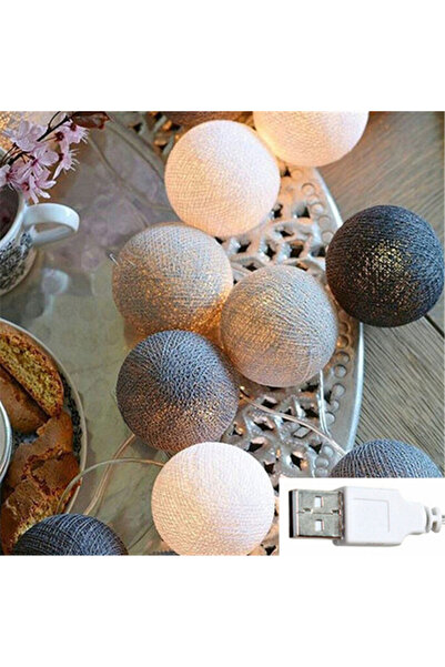 Choice سلسلة مصابيح خرافية لعيد الميلاد بطول 3 أمتار و20 مصباحًا من القطن بمن...