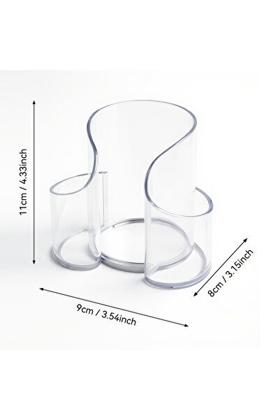 Choice transparent Acrylic Storage Box Bathroom Jar Makeup Organizer Cotton Round Pad Holder Cotton Swab Bo