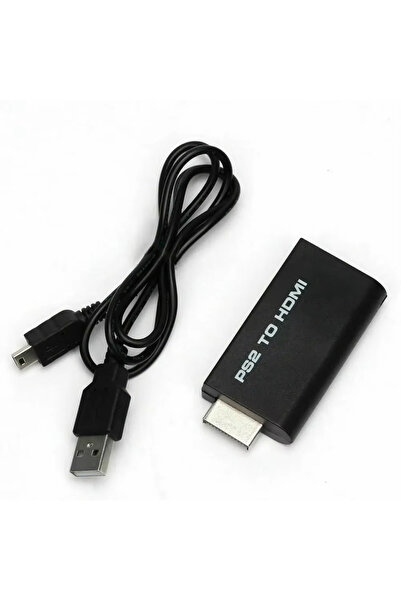 Choice Black For PS2 To HDMI-compatible Converter Adapter Audio Video Convert...