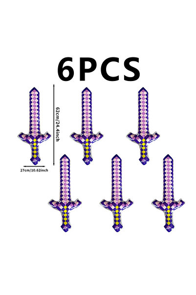 Choice 6Pcs-Zsbj 6 Large Inflatable Swords, Suitable for Halloween, Carnival,...