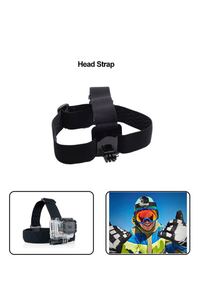 Choice حزام رأس وحزام معصم وحامل تثبيت لكاميرا GoPro Hero 13 12 11 10 9 8 7 6...