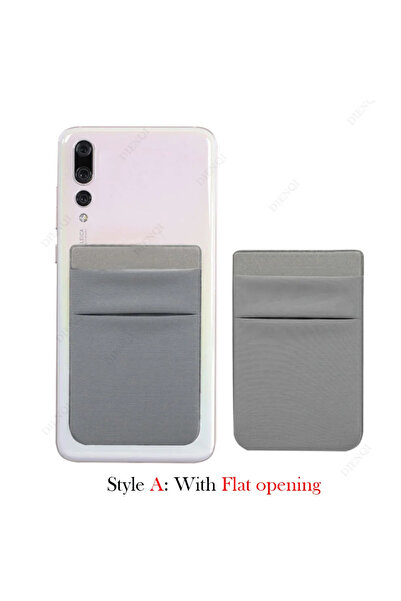 Choice Grey A Phone Wallet Double Pocket Compatible All Smartphone Back Stret...