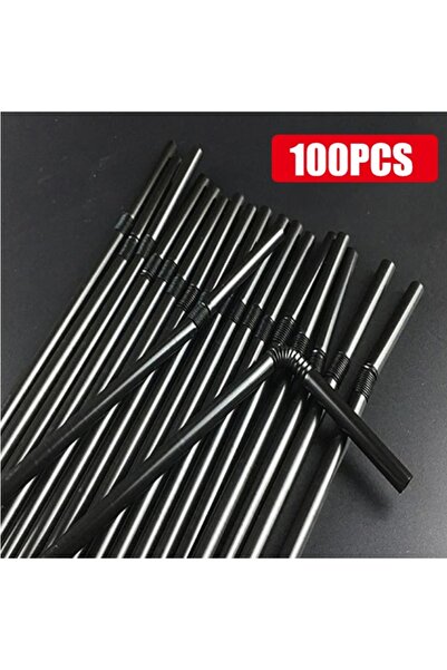 Choice شفاطات فلورية متعددة الألوان قابلة للانحناء، شفاطات شرب بلاستيكية، ديك...