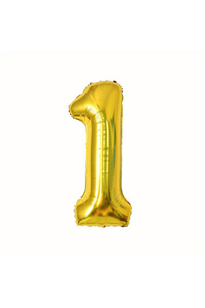 Choice بالون رقم 40 بوصة، رقم 1، بالون هيليوم ذهبي اللون، بالون كبير الحجم مغ...