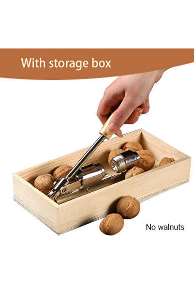 Choice تحديث دليل كسارة الجوز، الفولاذ المقاوم للصدأ، مقشر ميكانيكي، أدوات المطبخ، البقان، البندق، الجوز