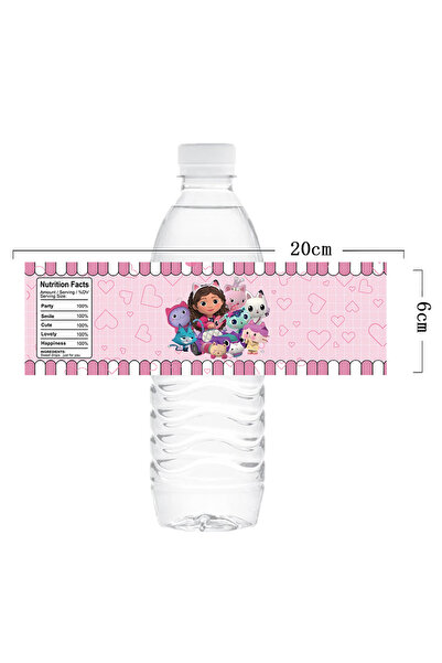 Choice 20pcs a Gabbys Dollhoused Water Bottle Label Set - Gabbys Birthday Dec...