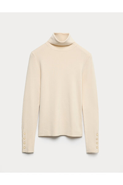 Marks & Spencer Fitilli Balıkçı Yaka Kazak