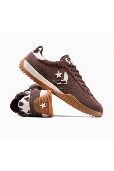 Converse Sneakers Run Star Trainer Suede, Brown, Unisex