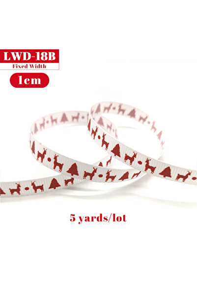 Choice 5 ياردات LWD-18B 5 ياردات لكل مجموعة شرائط Grosgrain ذات طابع عيد المي...