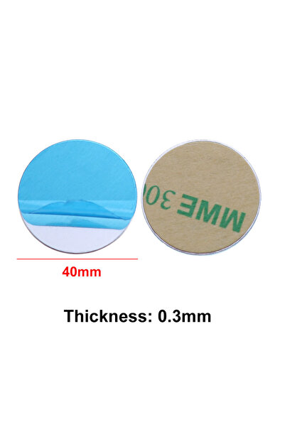 Choice 40x0.3 مم JCD 10 قطع لوحة معدنية مغناطيسية فضية لحامل الهاتف المغناطيس...