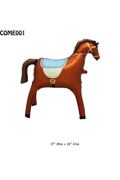 Choice As pic Horse Brown Horse Birthday Party Decoration Aluminum Film Ballo...