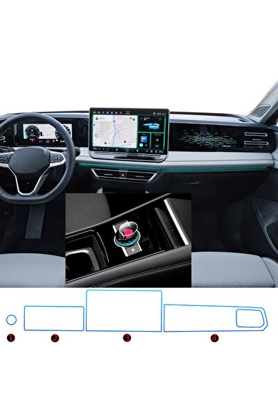 ael-tech Volkswagen Tiguan Compatible 10-Inch Digital Instrument, 12.9-Inch N...