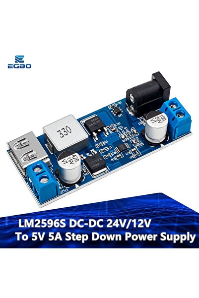 Choice وحدة محول الجهد الخافت DC-DC LM2596S 24 فولت/12 فولت إلى 5 فولت 5 أمبي...