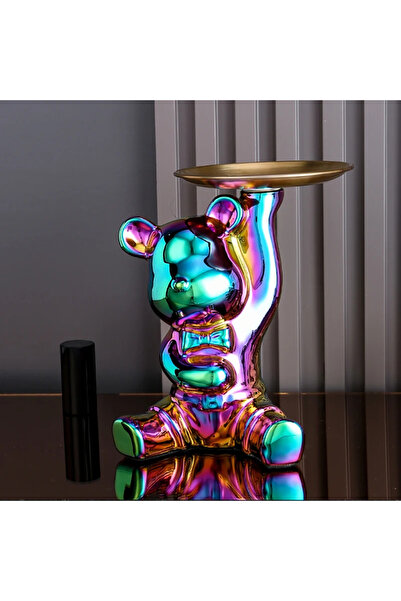 Choice D Home Decor Ceramic Colorful Plating Bear Storage Box Home Living New...