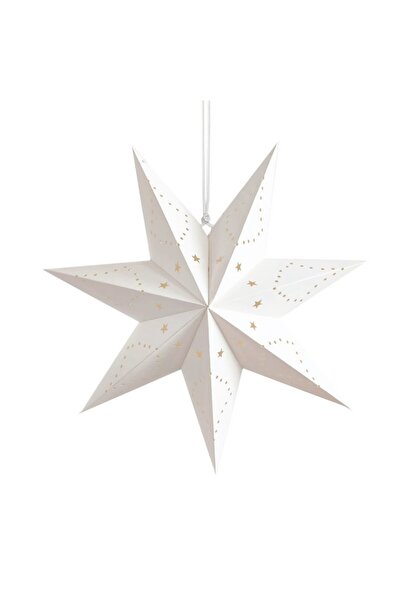 Choice نجمة عيد الميلاد السبعة ذات الحجم الواحد على شكل ندفة ثلج ورقية معلقة ...
