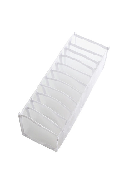 Choice صندوق تخزين أبيض من النايلون الشبكي للأطفال، منظم أدراج للغرفة، ملابس داخلية، حمالة صدر، جوارب، ملابس