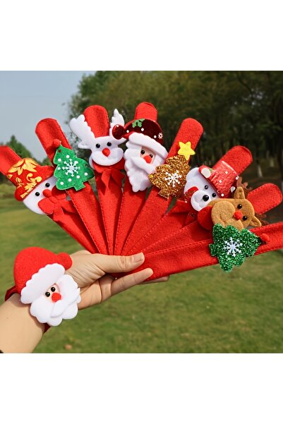 Choice ٢٠ قطعة من أساور عيد الميلاد بتصميمات سانتا كلوز ورجل الثلج والرنة.