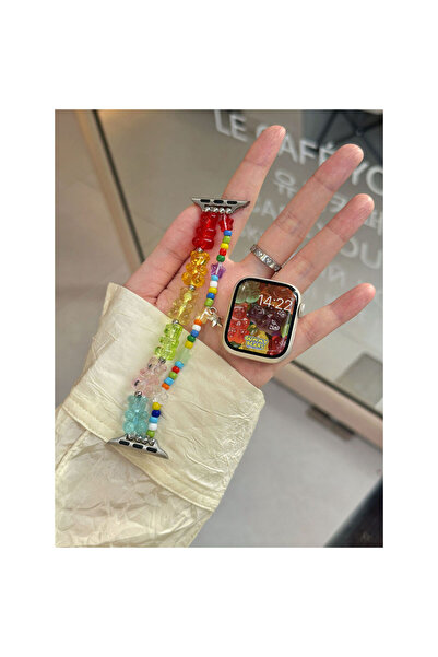 Choice 42mm44mm45mm49mm46mm CG-2013 Bear gummy bead compatible with 38/40/41/...