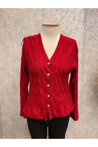 Turtaş 26K3194 HIRKA KISA MERSERİZE PAMUK İPLİK İSPANYOL KOL SARI