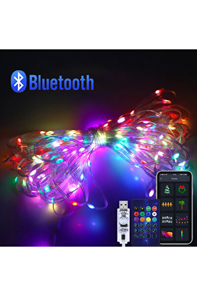 Choice سلسلة أضواء خرافية LED RGB بمنفذ USB بطول 5 أمتار WS2811 مع تحكم ذكي ب...