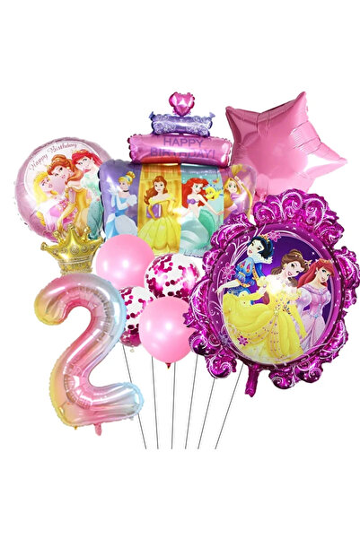 Choice مجموعة الأميرة رقم 2 من بالونات حورية البحر سندريلا بيل الأميرة رقم 32...